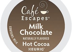 Café Escapes Milk Chocolate Hot Cocoa K-Cup® Box 24 Ct - Kosher Single Serve Pods