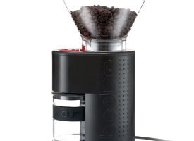 Bodum BISTRO Electric coffee grinder with glass catcher Black