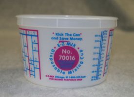 EMX-70016L 1-Pint Plastic Mixing Cup Lids- Box Of 100