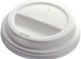 DFDPME01034 Plastic Hot Cup Lid - Pack of 50 - 20 per Case