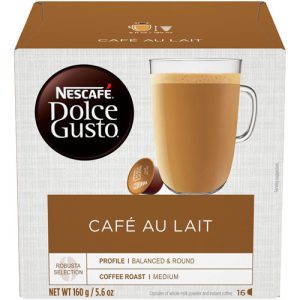 Nescafe Cafe Au Lait Coffee - Compatible with - Medium - 0.2 oz - 16