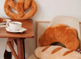Baked Goods Pillow - Bread - Croissant