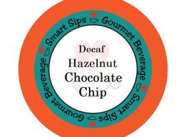 DECHAZCHIP48 Decaf Hazelnut Chocolate Chip Flavored Coffee 48 Single Serve K-cup Brewers