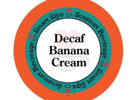 DECBANCREA48 Decaf Banana Cream Coffee, All Keurig K-cup Machines, Decaffeinated Flavored Coffee