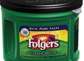 FOL00374CT 22.6 oz Classic Decaf Folgers Coffee