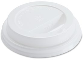 8 oz Paper Cup Lid - White
