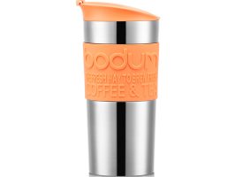 Bodum TRAVELMUG Vacuum travel mug, small, 0.35 l, 12 oz, s/s Bellini