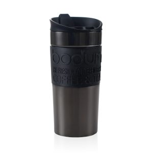 Bodum TRAVELMUG Travel mug, 0.35 l, 12 oz Gun Metal