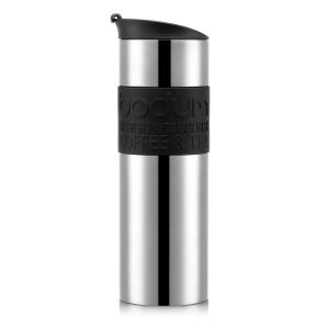 Bodum TRAVELMUG Vacuum travel mug, 0.60l, 20oz, s/s Black