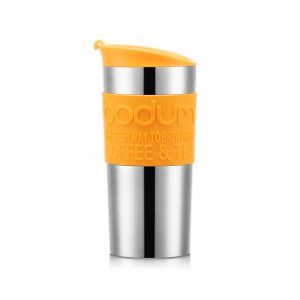 Bodum TRAVELMUG Vacuum travel mug, small, 0.35 l, 12 oz, s/s Yolk