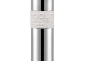 Bodum TRAVELMUG Vacuum travel mug, 0.60l, 20oz, s/s Off white