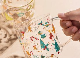 Glass Mug With Fun Designs