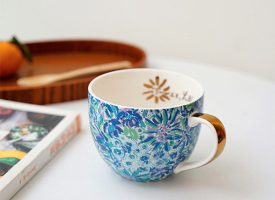 Floral Burst Ceramic Mug