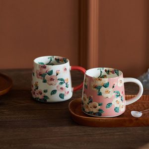 Beautiful Floral Ceramic Mug
