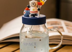 Astronaut Bear Mug With Lid