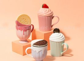 Sweet Cupcake Mug With Lid
