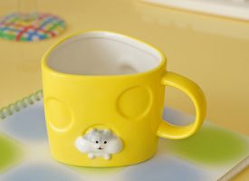 Hamster Cheese Mug - Ceramic - 13.5 oz Capacity