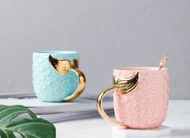 Colorful Mermaid Ceramic Mug