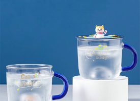 Space Cat Mug - Glass - Silicone - 4 Patterns