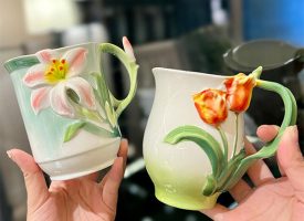 Flower Inspired Mug - Ceramic - Iris - Tulip - 4 Styles Available