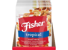 Fisher Tropical Trail Mix - No Artificial Color, Resealable Bag -