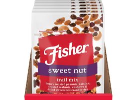 Fisher Sweet Nut Mix - Resealable Bag - Honey Roasted Peanut, Raisin,