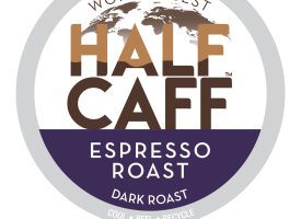World's Best Half Caff™ Espresso Dark Roast Coffee Pods