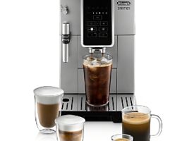 De'Longhi Dinamica Fully Automatic Coffee and Espresso Machine, with Premium Adjustable Frother