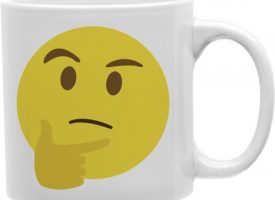 CMG11-IGC-HMM Hmmm Thinking Emoji 11 oz Ceramic Coffee Mug