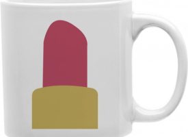 CMG11-IGC-LIPSTICK Lipstick Emoji 11 oz Ceramic Coffee Mug