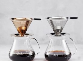 Pour Over Coffee Set - Glass - Stainless Steel