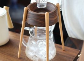 Solid Wood Pour-Over Stand - Wood