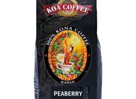 Peaberry Medium Roast Whole Bean 100% Kona Coffee