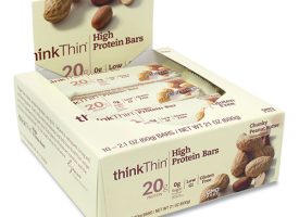 thinkThin® High Protein Bars, Chunky Peanut Butter, 2.1 oz Bar,