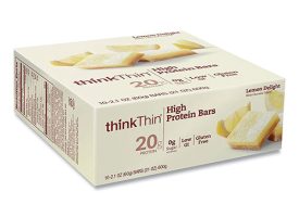 thinkThin® High Protein Bars, Lemon Delight, 2.1 oz Bar, 10