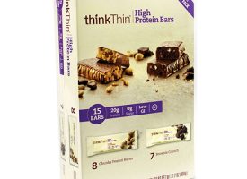thinkThin® High Protein Bars, Brownie Crunch/Chunky Peanut