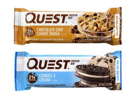 Quest Protein Bar Value Pack, Chocolate Chip Cookie Dough, Cookies
