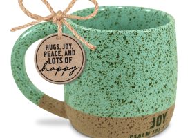 18524 18 oz Unisex Speckled Stone Joy Mug, Green - One Size