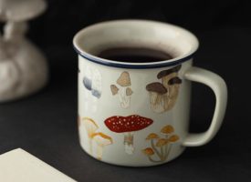 Mushroom Pattern Mug - Ceramic