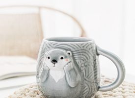 Cute Otter Mug - Ceramic - 13.5 oz Capacity