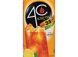 4C® Iced Tea Mix, Lemon, 5.59 lb Tub