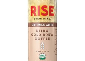 RISE Brewing Co.® Nitro Cold Brew Latte, Oat Milk, 7 oz Can,