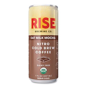 RISE Brewing Co.® Nitro Cold Brew Latte, Oat Milk Mocha, 7 oz