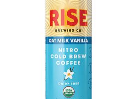 RISE Brewing Co.® Nitro Cold Brew Latte, Oat Milk Vanilla, 7 oz
