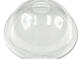 BWKPET912DOME 9-12 oz Pet Cold Cup Dome Lid, Clear - 1000 Count