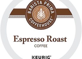 Barista Prima Coffeehouse Espresso Roast Coffee 72 Count (3 Boxes Of 24) K-Cup® Box - Kosher Single Serve Pods