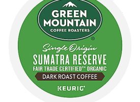 Green Mountain Coffee Sumatran Reserve Coffee Peelable Lid K-Cup® Box 24 Ct - Kosher Single Serve Pods