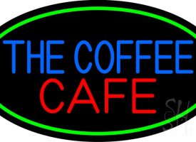 Everything Neon N105-14012 The Coffee Cafe LED Neon Sign 10 x 24 - inches