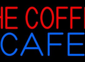 Everything Neon N105-14013 The Coffee Cafe LED Neon Sign 10 x 24 - inches