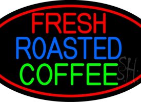 Everything Neon N105-13431 Fresh Roasted Coffee LED Neon Sign 10 x 24 - inches